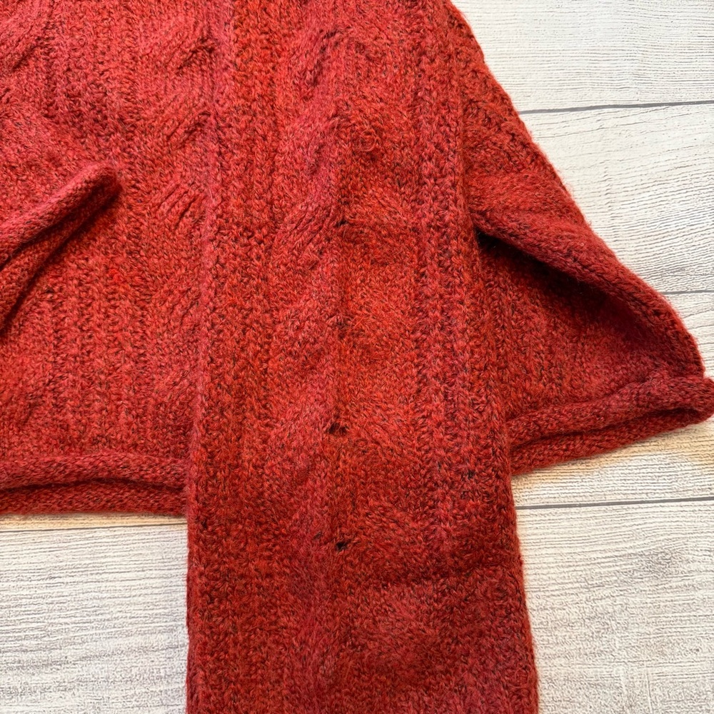 Universal Thread Rust Cable Knit Sweater - image 7